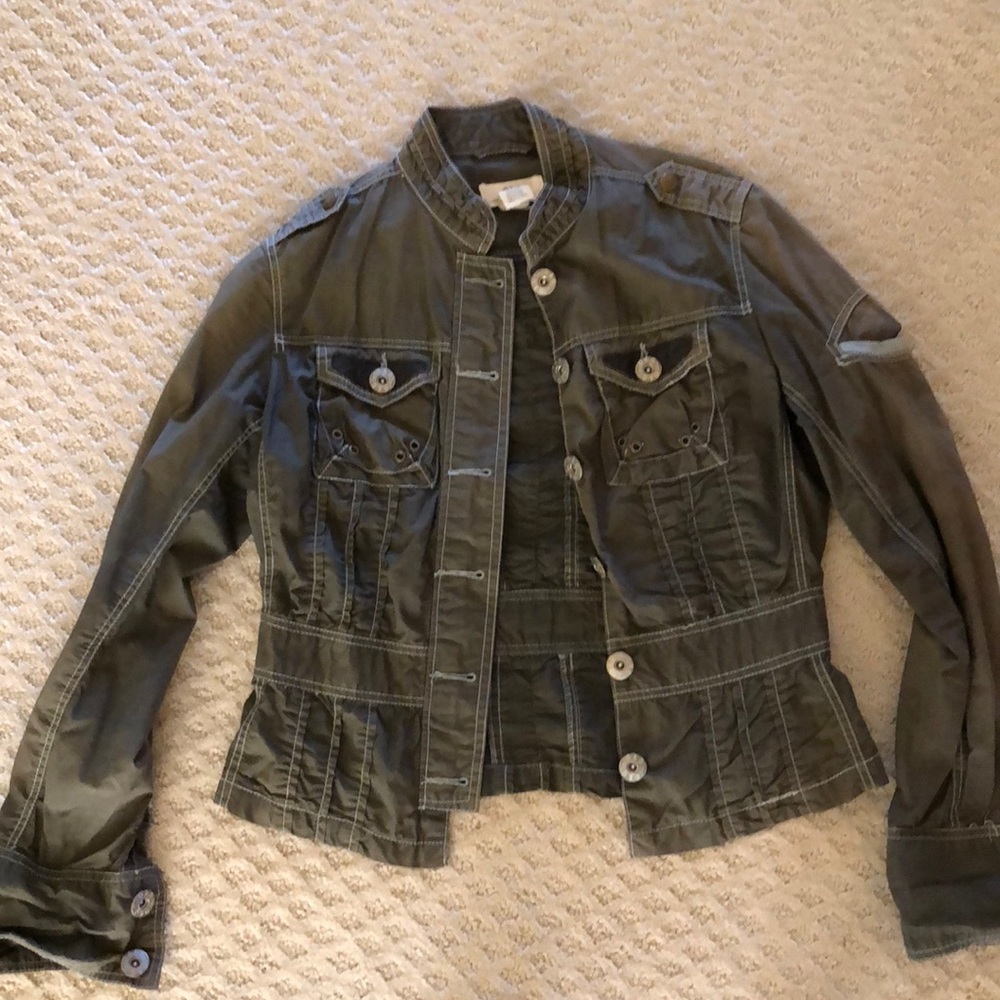 Army Green Light Weight Jacket